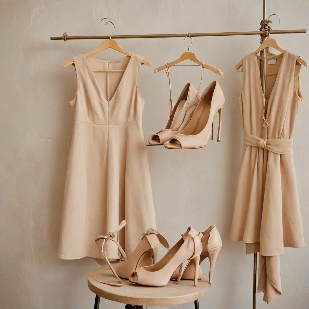 Jakie buty wybrać do beżowej sukienki?