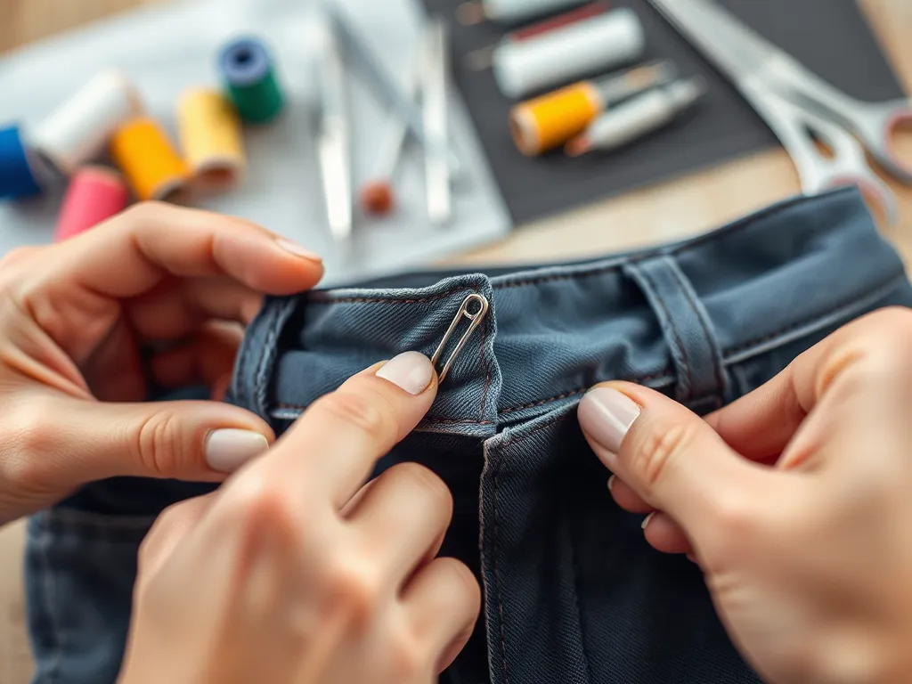 Jak zwęzić spodnie w pasie bez szycia?