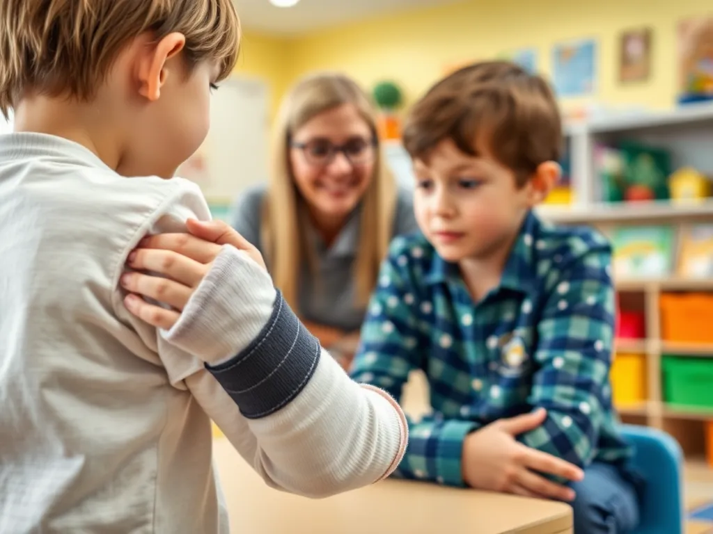 Czy dziecko ze złamaną ręką może chodzić do przedszkola?