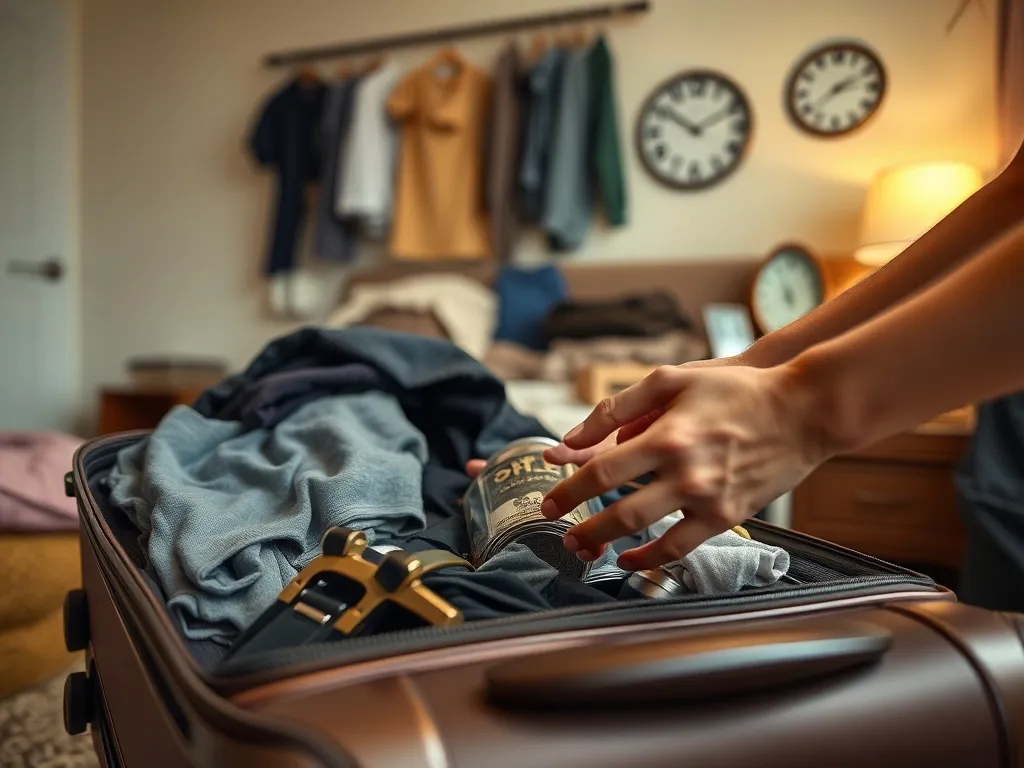 Sennik: co oznacza pakowanie w pośpiechu we śnie?