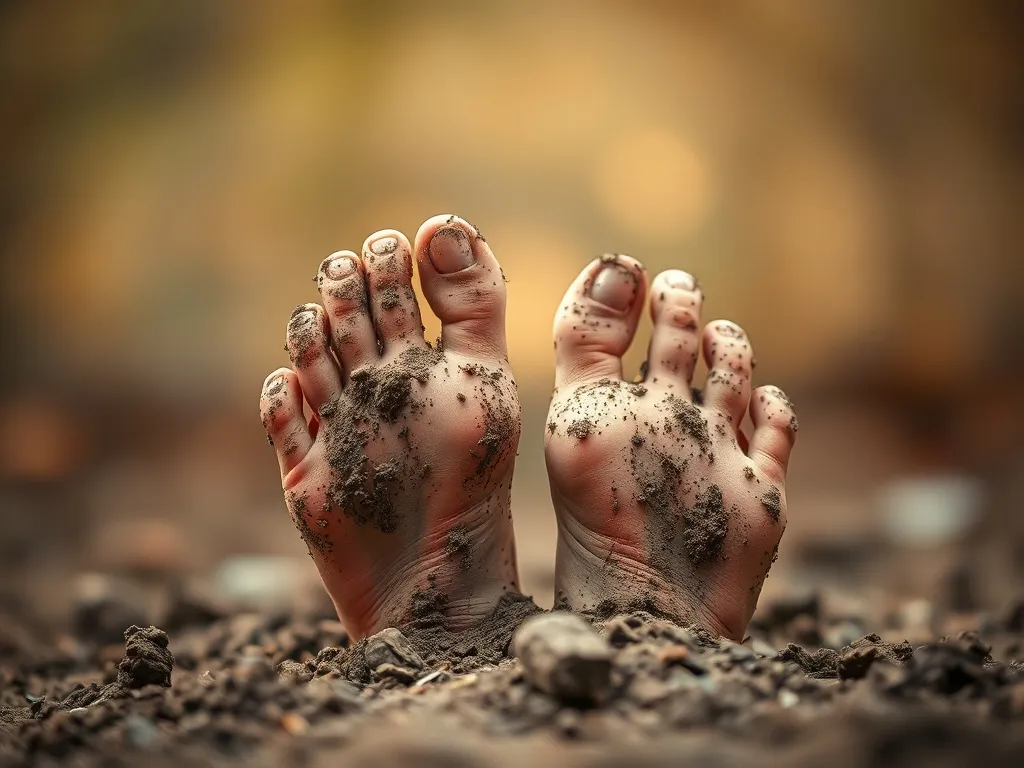 Co oznacza sen o brudnych stopach? Odkryj znaczenie w senniku